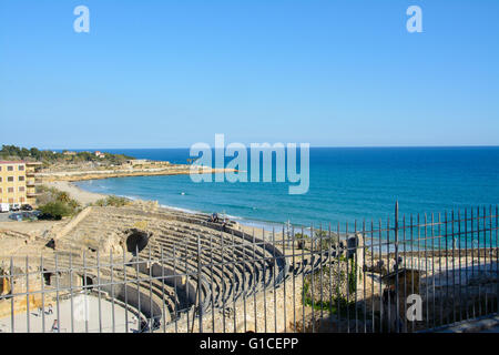 Anfiteatro romano di Tarragona Foto Stock