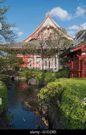 Il Tempio di Senso-ji, Asakusa, Tokyo, Giappone Foto Stock