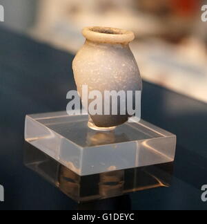 Frammento di un recipiente di anidrite dal Regno di Mezzo, Buhen. Datata 1900 BC Foto Stock