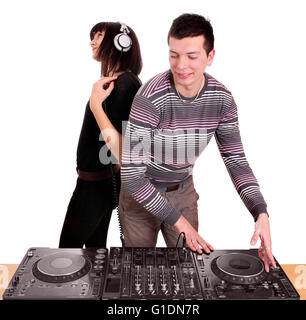 DJ musica Foto Stock