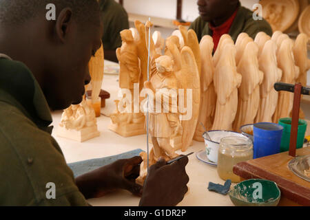 Saint Blaise scuola professionale fondata da un italiano di un sacerdote cattolico. Savoigne. Il Senegal. Foto Stock