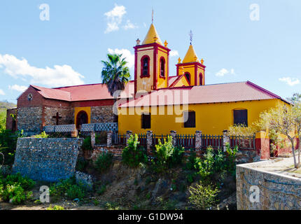 Parroquia de Nuestra Señora de Guadalupe, parrocchia di Nostra Signora di Guadalupe a El Triunfo, Baja California Sur, Messico Foto Stock