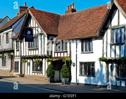 Il Cigno a Lavenham, hotel e spa, Suffolk, Inghilterra, Regno Unito Foto Stock