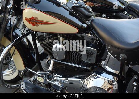 Harley Davidson Moto, Bonn, Germania Foto Stock