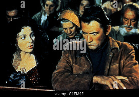 Bravados / Joan Collins / Gregory Peck Foto Stock