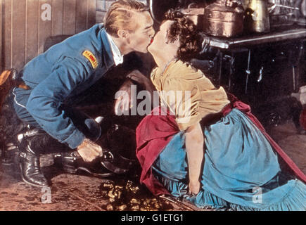 Il tuono sulle pianure, aka: Donnernde Hufe, USA 1953, Regie: Andre de Toth, Darsteller: Randolph Scott, Phyllis Kirk Foto Stock