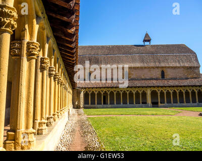 Il Chiostro del Convento dei Cordeliers. Charlieu. Brionnais. Loire. Francia Foto Stock