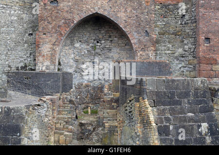 Blists Hill altiforni Coalbrookdale villaggio vittoriano Ironbridge Foto Stock