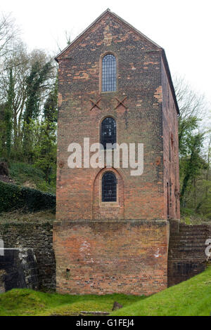 Blists Hill altiforni Coalbrookdale villaggio vittoriano Ironbridge Foto Stock