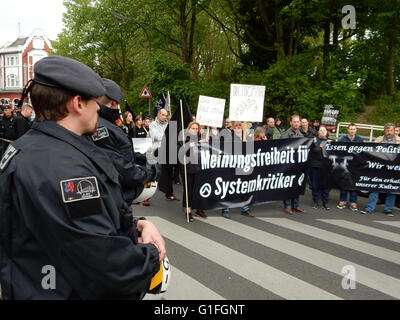 La dimostrazione in Bonn-Bad Godesberg, a causa della morte di Niklas, 17 anni vecchio ragazzo Foto Stock