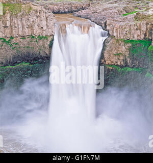 palouse cade sul fiume palouse vicino washtucna, washington Foto Stock