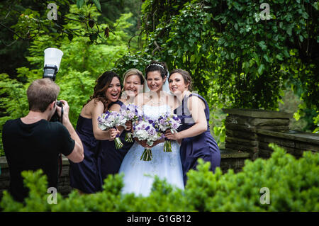 Fotografo per matrimoni Foto Stock