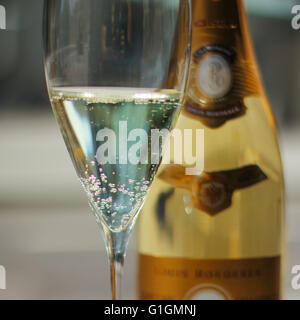 Cristal Champagne Londra Centrale Foto Stock