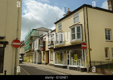 South Molton North Devon tradizionale mercato comune Foto Stock