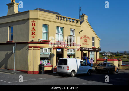 McClean's pub a Malin Città, Malin Head, Irlanda, County Donegal, Irlanda. Foto Stock