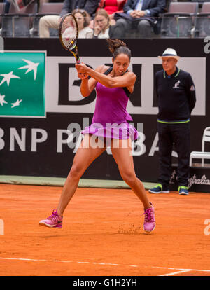Madison chiavi di USA giocando nel tennis femminile, finale contro Serena Williams al Foro Italico, Roma, Italia. 15 Maggio, 2016. Foto Stock