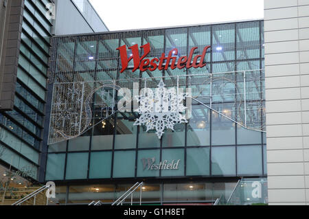 Il centro commerciale Westfield di Stratford - Londra Foto Stock