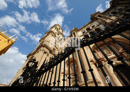 La Cattedrale della Incarnazione e Museo del Duomo. Spesso indicati come 'La Manquita" con il significato di "uno-armati lady', Malaga, costo Foto Stock