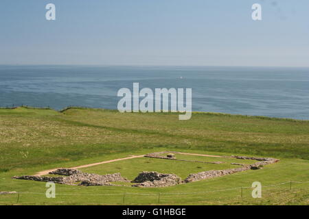 Romano stazione segnale Scarborough Foto Stock