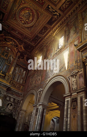 Frammento di interno della Loggia delle Benedizioni, Roma, Italia Foto Stock