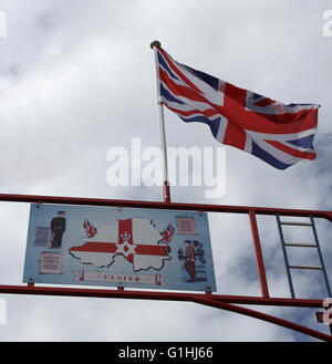 Banner protestante Foto Stock