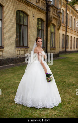 Bella Sposa.sposa il ritratto. Foto Stock