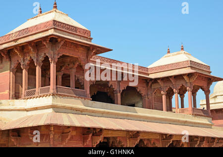 Jodha Bai Palace, Fatehpur Sikri, Agra, Uttar Pradesh, India Foto Stock