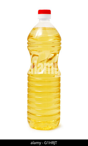 La cottura di bottiglia di olio Foto Stock