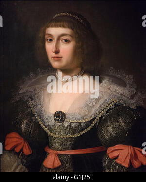 Gerrit van Honthorst (1590-1656), Elizabeth Stuart, Electress del Palatinato (1596-1662), ca. 1630. Foto Stock