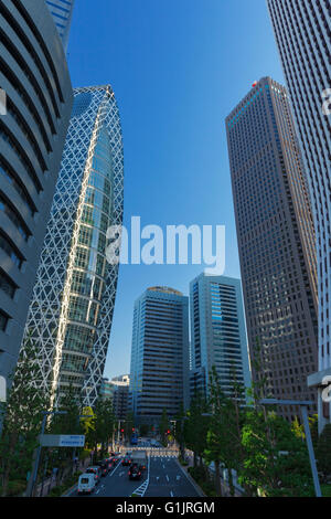 Shinjuku, Tokyo, Giappone financial district cityscape Foto Stock