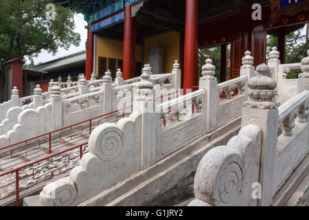 La Pechino antico Tempio di Confucio, Pechino, Cina. Foto Stock