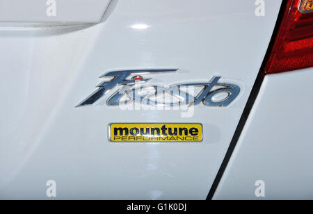 2009 sintonizzato Mountune Ford Fiesta ST auto delle prestazioni Foto Stock