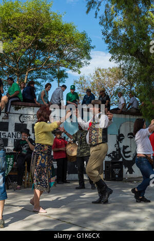 Balli tradizionali, Feria de Mataderos, Buenos Aires, Argentina Foto Stock