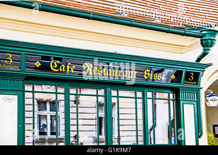 Ristorante 'Sissi' di Baden vicino a Vienna, Austria; ristorante a Baden bei Wien, Österreich Foto Stock