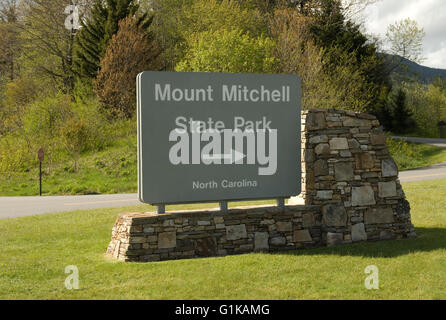 Montare Mitchell il Parco Statale della Carolina del Nord STATI UNITI D'AMERICA Foto Stock