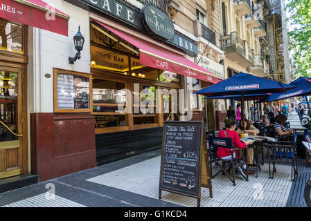 Los 36 Billares cafe bar, Avenida de Mayo, Buenos Aires, Argentina Foto Stock