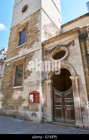 Chiesa parrocchiale di St Stephen Walbrook London REGNO UNITO Foto Stock