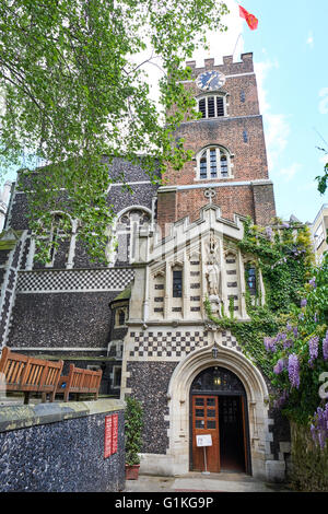 Priory chiesa di San Bartolomeo il grande Giltspur Street London REGNO UNITO Foto Stock