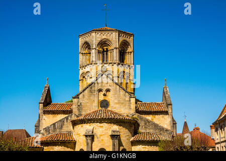 Collegiata St Hilaire, Semur En Brionnais, Regione Brionnais, Dipartimento Di Saone E Loira, Borgogna-Franca Contea, Francia Foto Stock