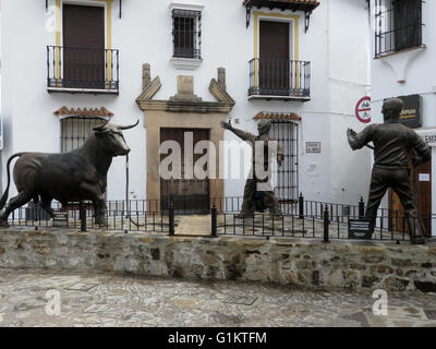 Grazelema, un grazioso villaggio di montagna in Andalusia Spagna Foto Stock