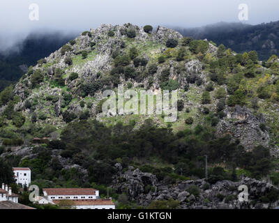 Montagne vicino Grazelema in Andalusia Spagna Foto Stock