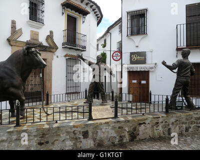 Grazelema, un grazioso villaggio di montagna in Andalusia Spagna Foto Stock