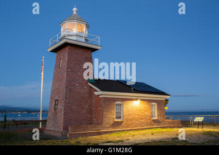 Faro campo State Beach, Santa Cruz, in California Foto Stock