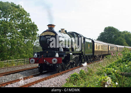 5043 Earl di Mount Edgcumbe tornando da Stratford con Shakespeare Express lavora a Birmingham Foto Stock