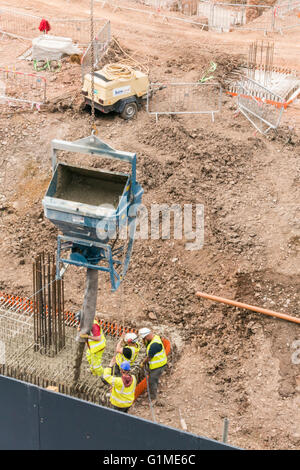 BBC Cymru/Wales sedi centrali in costruzione PHILLIP ROBERTS Foto Stock