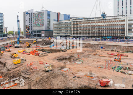 BBC Cymru/Wales sedi centrali in costruzione PHILLIP ROBERTS Foto Stock