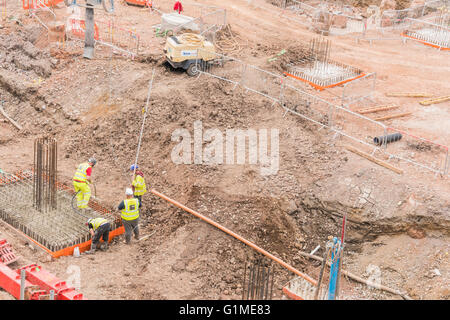 BBC Cymru/Wales sedi centrali in costruzione PHILLIP ROBERTS Foto Stock