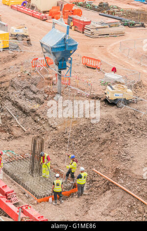 BBC Cymru/Wales sedi centrali in costruzione PHILLIP ROBERTS Foto Stock