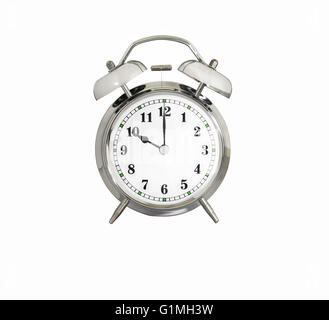 Allarme tradizionale Mostra orologio 10:00 Foto Stock