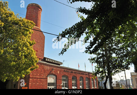 San Francisco, California, Stati Uniti d'America: i traghetti e Cliff House Railway, uno degli otto originale di San Francisco cable car Società Foto Stock